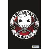 Pirate Booty Notebook: White Paper Interior with Matte Finish Cover