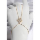 Pirinç Gold Renk Yonca Model Kadın Şahmeran - Ebj260404w41710