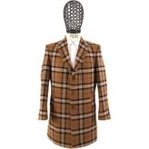 Piserro Erkek Slim Fit Kaban - 46 - Kahve
