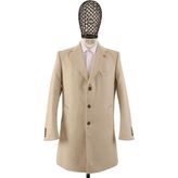 Piserro Erkek Slim Fit Kaban - 54 - Bej