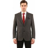 Piserro Slim Fit Erkek Tek Ceket - Gri - 48 / 6