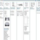 Piston Sekman E2200 1998- 0.50 Olcu