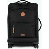 Pitas Cabaia Soft Suitcase 4 Wheels Berlin Small Unisex Valiz - Black
