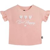 Pixie Pembe Baskılı Kız Çocuk Tişört - 9 - 10 Yaş