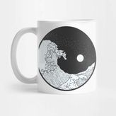 Pixxa Great Wave Yin Yang Kupa Bardak
