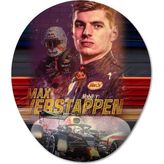 Pixxa Model -1 Oval Max Verstappen - Formula 1 Bilek Destekli Mouse Pad