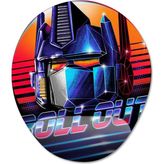 Pixxa Model 1 Oval Transformers Optimus Prime Autobots Roll Out Bilek Destekli Mouse Pad