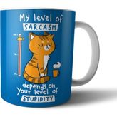 Pixxa Model 1 Sarcasm Level Kedi Kupa Bardak