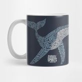 Pixxa Noobwhale Navy Kupa Bardak