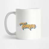 Pixxa Tempe Retro Yellow Script Kupa Bardak