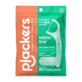 Plackers Micro Line Çatal Diş İpi Kürdanlı 90 Adet