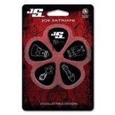Planetwaves 1CBK410JS Joe Satriani 10 Adet Siyah Medium Pena