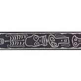 PlanetWaves 50PLJS01 50 mm Lock Js Skull N Bones Gitar Askısı