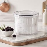 Plastart Fresh Box Süzgeçli Saklama Kabı - Şeffaf - 2500 ml