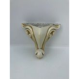 Plastik, 10*9*9 cm Krem-Gold Efektli Dolap,koltuk,mobilya Ayağı (4 Adet) - 10 cm
