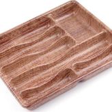 Plastik 7 Bölmeli Kahverengi Çekmece Içi Kaşıklık Organizer Düzenleyici 36CM×31.5CM