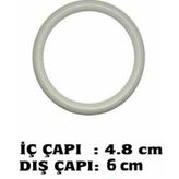 Plastik Başlama Halkası No:5 (6cm) (20 Adet) - 1
