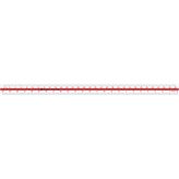 Plastik Düz Cetvel 60 cm TCD60