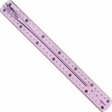 Plastik Flexy Silikon 30 cm Esnek Cetvel (Pembe)