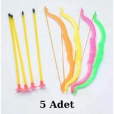 Plastik Ok Yay Seti (5 Adet)