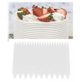 Plastik Pasta Tarağı 11x8 Cm