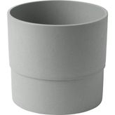 Plastik saksı, gri, 15 cm