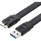 Platoon Slim USB 3.0 Micro B Flat Veri ve Şarj Kablosu 3.0 Harddisk Kablosu