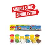 Play Dough Oyun Hamuru 6lı + Merdane Hediyeli