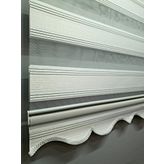 Pliseli Simli Renk Geçişli Modern Stor Zebra Perde MZ280 90x200