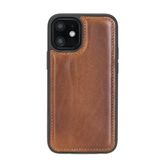 PLM FXC Deri Telefon Kılıfı iPhone 12 mini RST2EF Taba