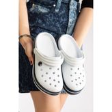 PLN SHOES Günlük Unisex Beyaz Sabo Doktor Hemşire Hastane Aşcı Cross Suya Dayanıklı Terlik Ve Ev Terliği