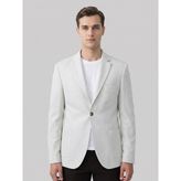 Plus Scorpion Kırçıllı Erkek Blazer Ceket – Torba Cepli, Çift Yırtmaçlı, Dokulu Premium Kumaş Slim Fit - 54 - Bej