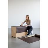 Plush Studio İstanbul Plush Studio Yapışkanlı Kahve Suni Deri 50X150 cm | Döşemelik, Tamir ve Kaplama Için Pratik Çözüm - Kahverengi-Kahverengi