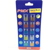 Pmx Şüscar Oto Pmx Üniversal 10 Lu Araç Mini Tip Bıçak Sigorta Seti