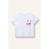 Pochacco Penye Kısa Kollu Tişört Kız Bebek