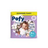 Pofy Midi 3 Numara Bebek Bezi 100 Adet