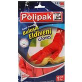 Polikur Polipak Bulaşık Eldiveni (Latex) Medium 8-8,5