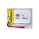 Polimer Lipo 602535 3.7v 500mah Batarya Pil