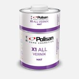 Polisan X1 ALL Vernik Mat Şeffaf 0,60L