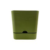 Poliwork Begonya 16 cm Yeşil Kare Tabaklı Saksı
