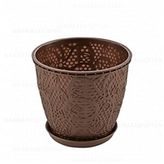 Poliwork Manolya 24 cm Antrasit Saksı