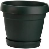 Poliwork Tabaklı Plastik Saksı 5,5 Lt – 24 cm Modern Çiçek ve Bitki Saksısı