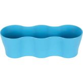 Poliwork Üçlü Kaktüs Saksı 5,5 cm - Mavi