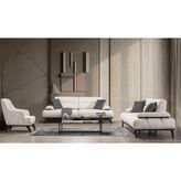 Polka Sofa Hera Koltuk Takımı 3+3+1 - Beyaz