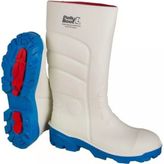 Pollyboot Beyaz/Mavi Pu Çizme No:42