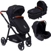 Polo Junior Royal Crown Travel Sistem Bebek Arabası - Siyah