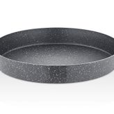 Polo Shef Gri 38 cm Granit Fırın Tepsisi