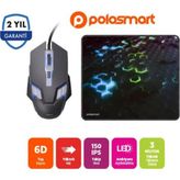 Polosmart Gaming Mouse + Mouse Pad PGM43