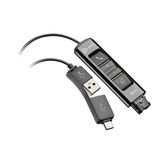 Poly 786C7AA TAA DA85 USB to QD BLK Adaptör