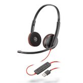 Poly Blackwire 3220 Siyah Headset Saç Bandı Kulaklık